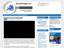 Tablet Screenshot of europabloggen.no